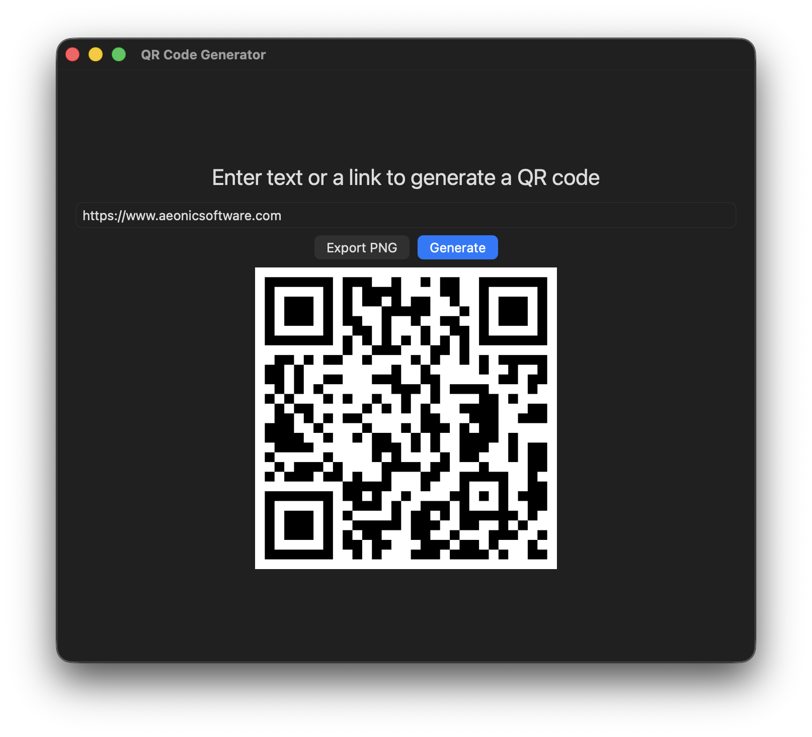 QR Code Generator
